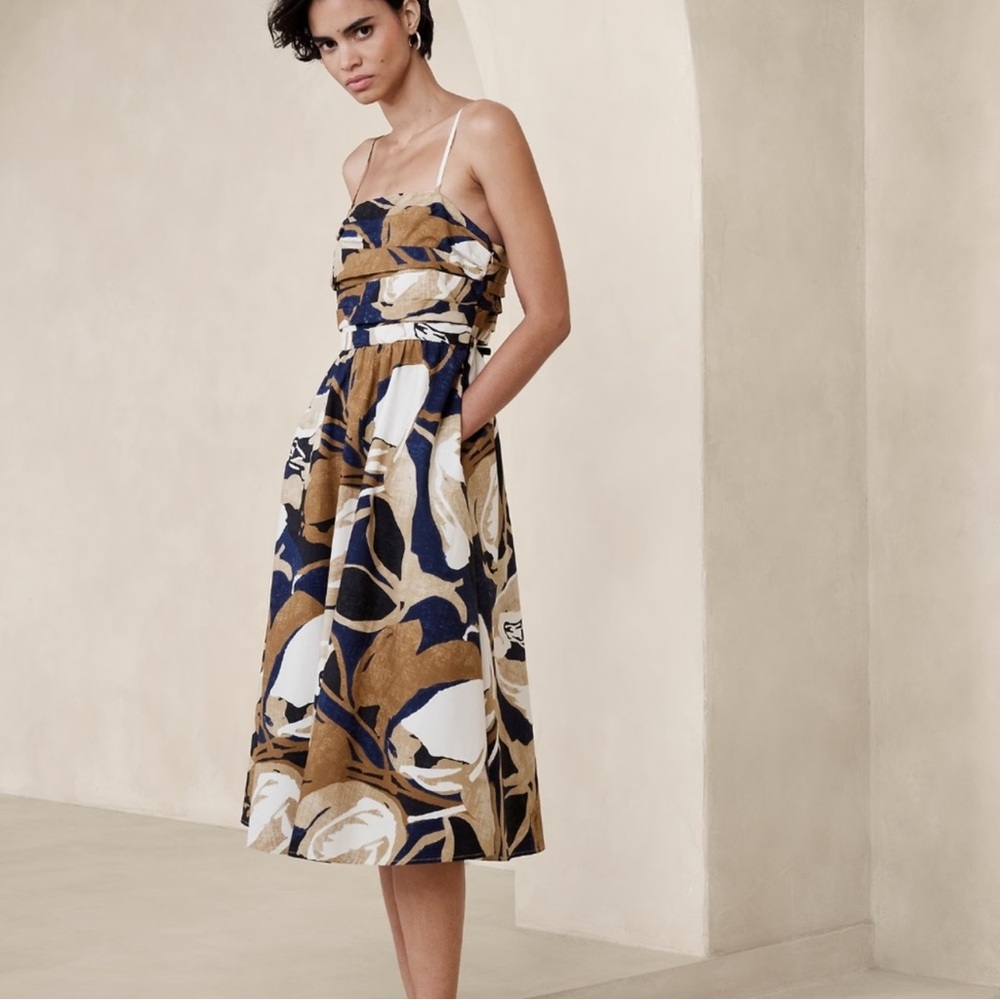 Banana Republic poplin dress NWT
